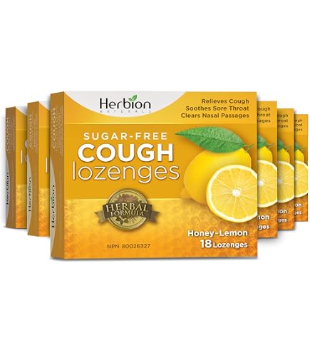 Sugar-free orange lozenges for soothing throat and cough